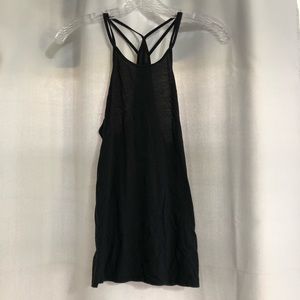 Hollister black flowy tank